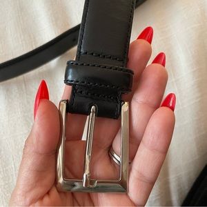 Brooks Brothers Genuine Leather 346 Belt Black 38